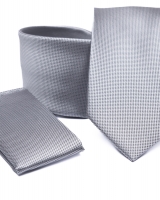 Poliészter nyakkendő díszzsebkendővel 02 - Pdzs0407