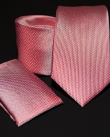 Poliészter nyakkendő díszzsebkendővel 01 - Pdzs0296