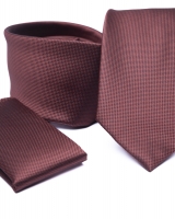 Poliészter nyakkendő díszzsebkendővel 02 - Pdzs0408