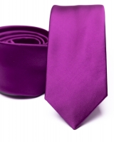 02.Slim egyszínű poliészter nyakkendő  - Ps1844