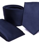 Poliészter nyakkendő díszzsebkendővel 01 - pdzs0423