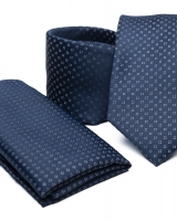 Poliészter nyakkendő díszzsebkendővel 02 - Pdzs0360