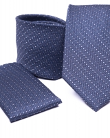 Poliészter nyakkendő díszzsebkendővel 02 - Pdzs0398