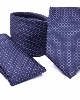 Poliészter nyakkendő díszzsebkendővel 02 - Pdzs0384