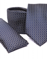 Poliészter nyakkendő díszzsebkendővel 02 - Pdzs0387