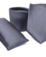 Poliészter nyakkendő díszzsebkendővel 02 - Pdzs0394