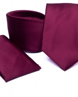 Poliészter nyakkendő díszzsebkendővel 01 - Pdzs0417