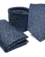 Poliészter nyakkendő díszzsebkendővel 02 - Pdzs0346