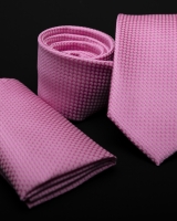 Poliészter nyakkendő díszzsebkendővel 01 - Pdzs0324
