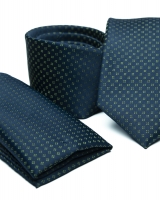 Poliészter nyakkendő díszzsebkendővel 02 - Pdzs0359