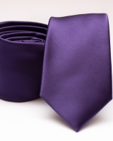02.Slim egyszínű poliészter nyakkendő  - Ps0863